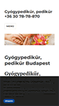 Mobile Screenshot of pedikur-gyogypedikur.com