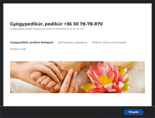 Tablet Screenshot of pedikur-gyogypedikur.com